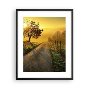 Plakát v černém rámu - Medové odpoledne - 40x50 cm