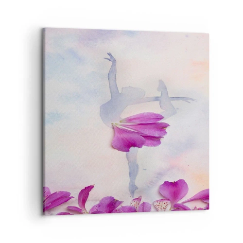 Obraz na plátně - Jemná jako květina - 50x50 cm