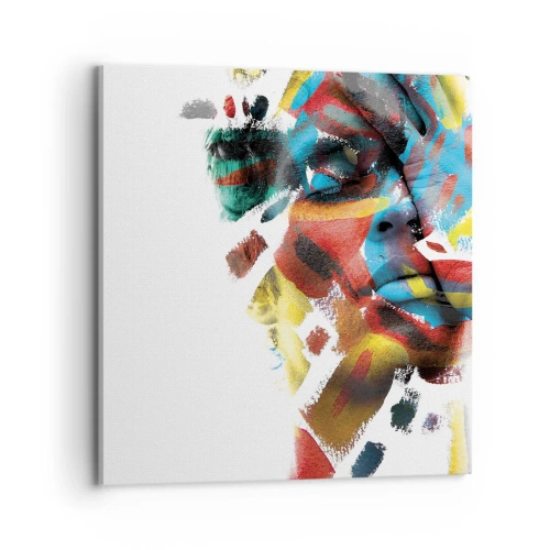 Obraz na plátně - Pestrá osobnost - 70x70 cm
