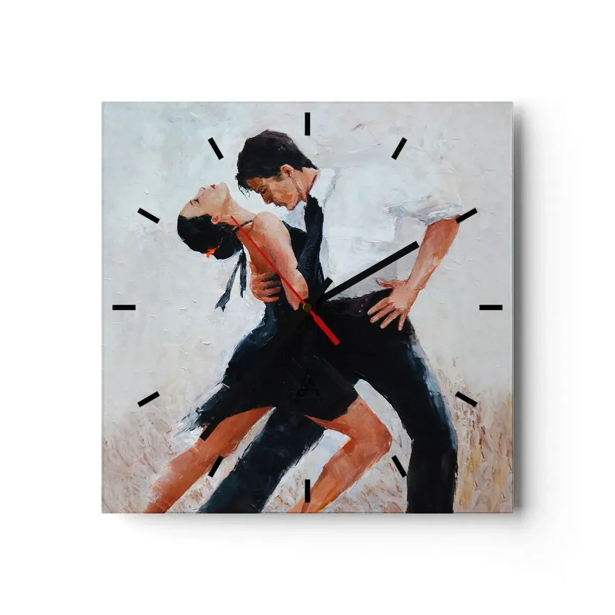 Nástěnné hodiny - Tango mých tužeb a snů - 40x40 cm