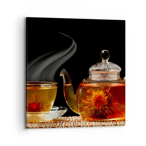 Obraz na plátně - Magie a umění vaření čaje - 70x70 cm