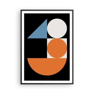 Plakát v černém rámu - Figurínový systém - 70x100 cm