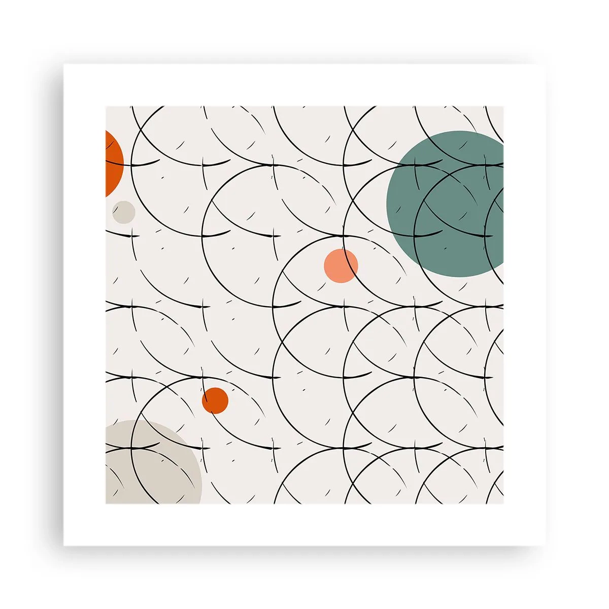 Plakát - V duchu pop-artu - 40x40 cm