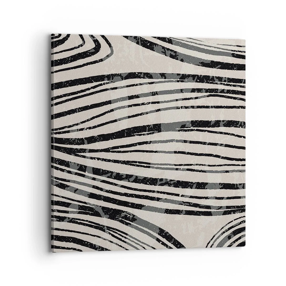 Obraz na plátně - Močál s liniemi - 70x70 cm