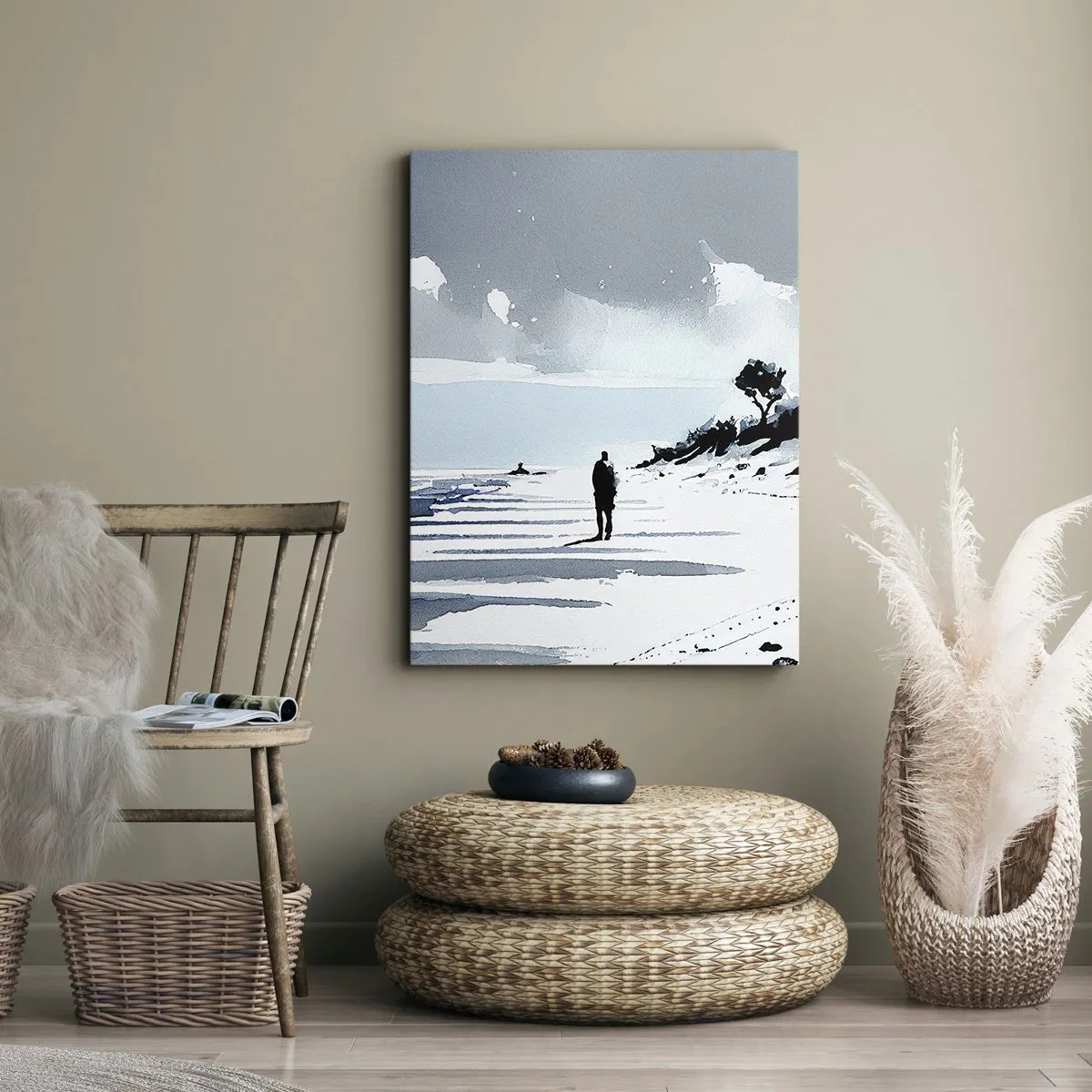 Obraz na plátně - O samotě - 50x70 cm