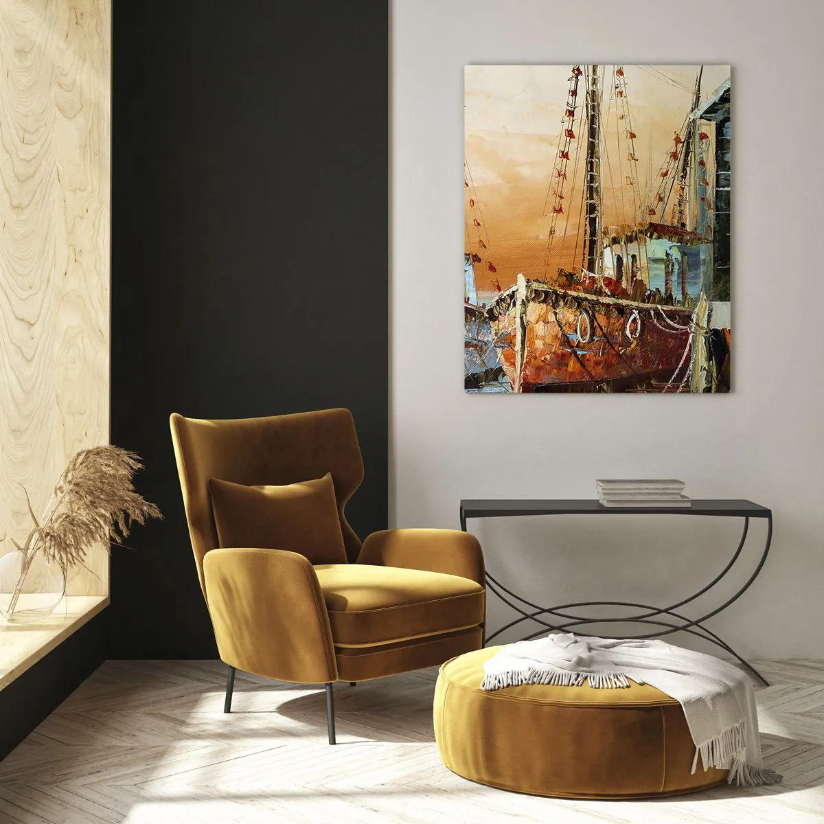 Obraz na skle - Klidný návrat - 50x70 cm