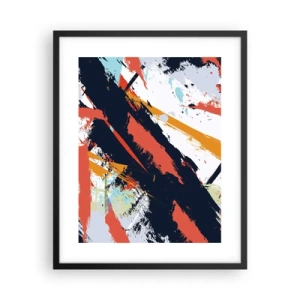 Plakát v černém rámu - Dynamická kompozice - 40x50 cm