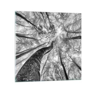 Obraz na skle - Závod ke světlu - 30x30 cm