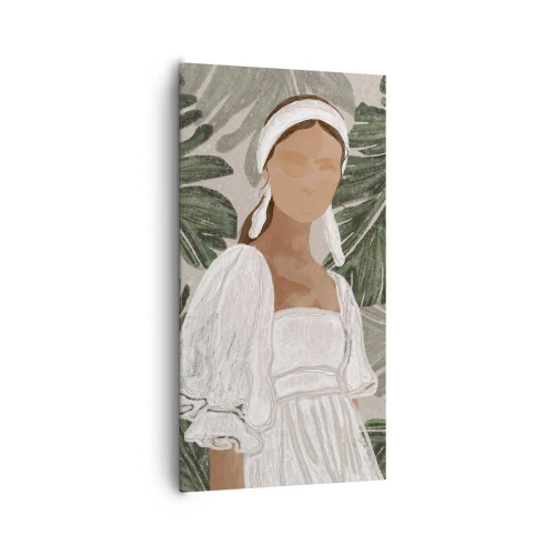 Obraz na plátně - Exotický portrét - 65x120 cm