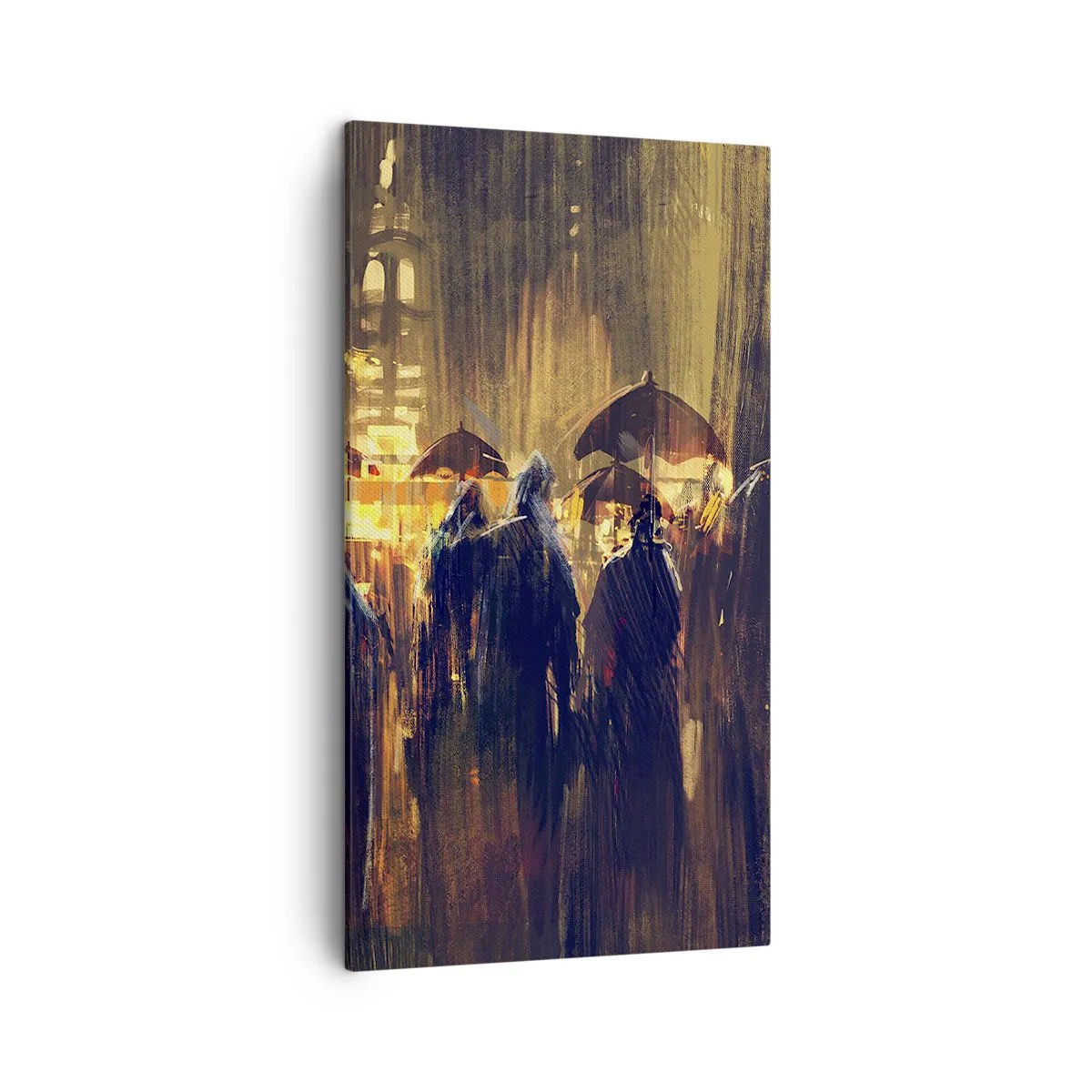 Obraz na plátně - Následovníci deště - 45x80 cm