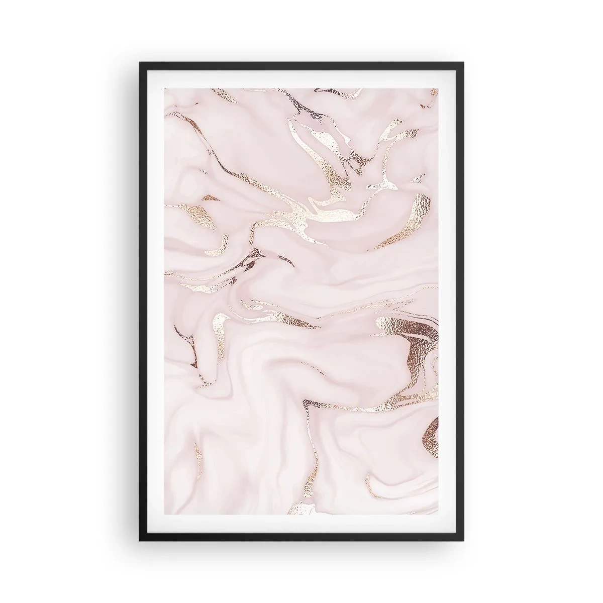 Plakát v černém rámu - V růžovém šílenství - 61x91 cm