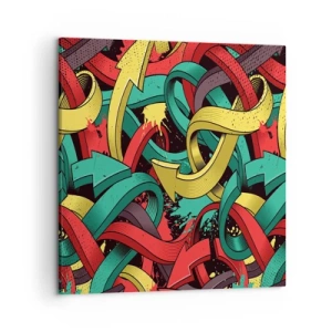 Obraz na plátně - Kudy do cíle? - 50x50 cm