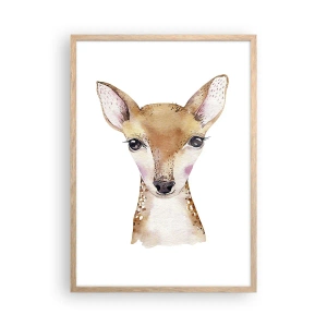 Plakát v rámu světlý dub - Povaha nevinnosti - 50x70 cm