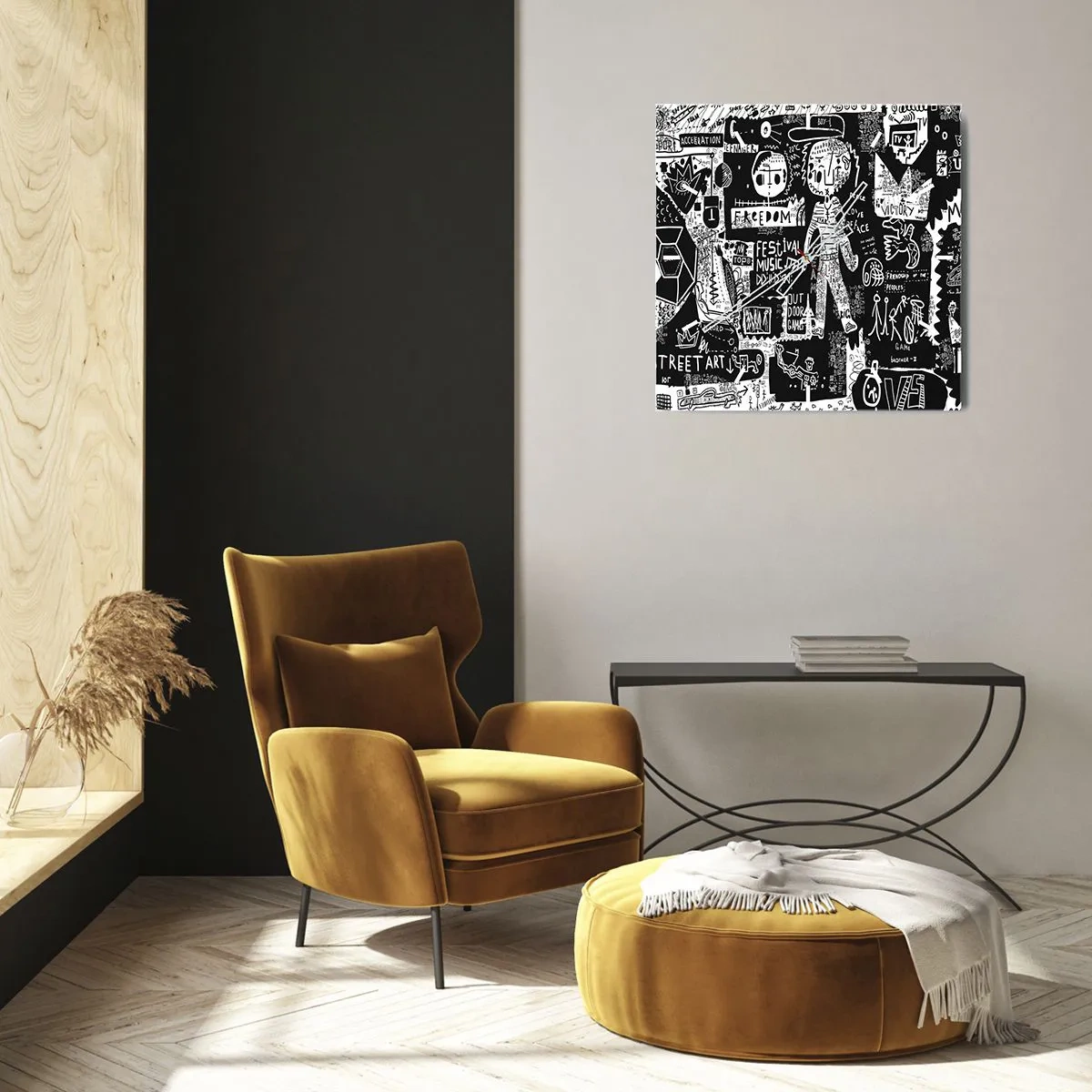 Nástěnné hodiny - Práva a radosti duševního mládí - 30x30 cm