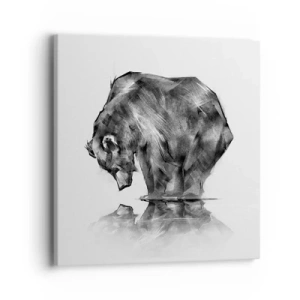 Obraz na plátně - Je příjemné se sekat s někým blízkým - 40x40 cm