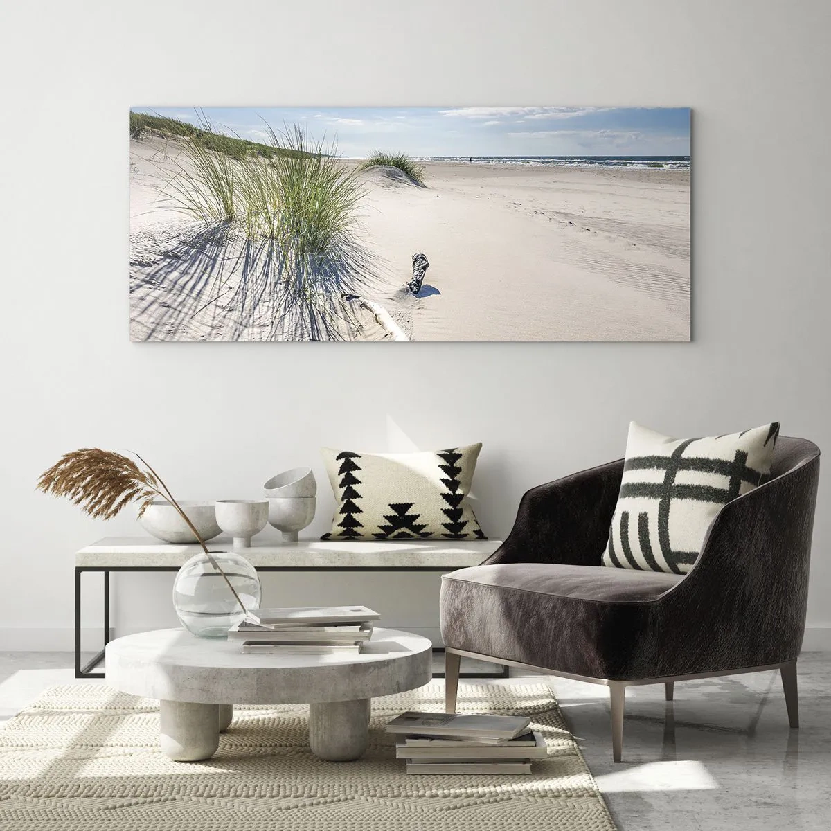 Obraz na skle - Nejkrásnější? Baltská - 100x40 cm