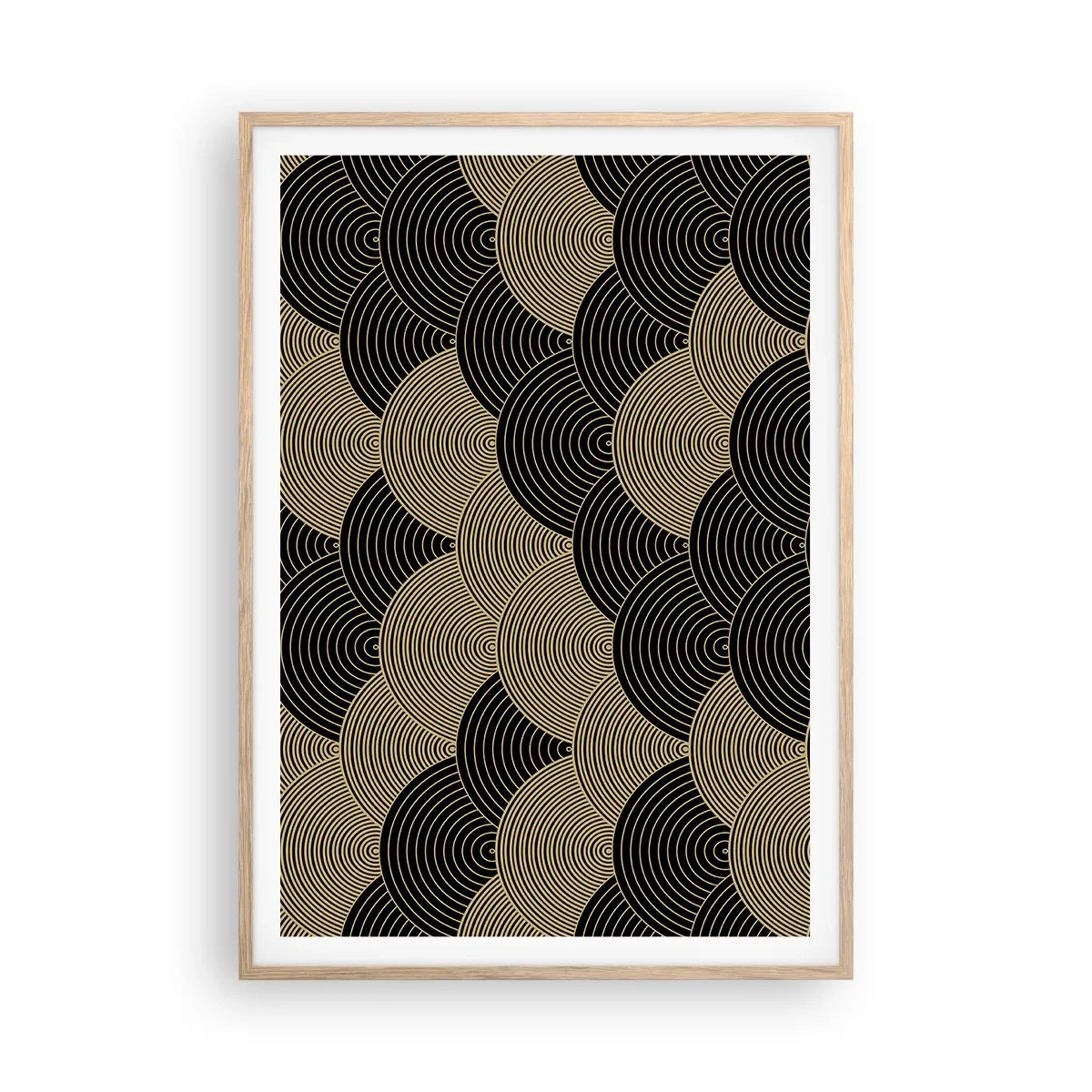 Plakát v rámu světlý dub - Jednota v mnohosti - 70x100 cm