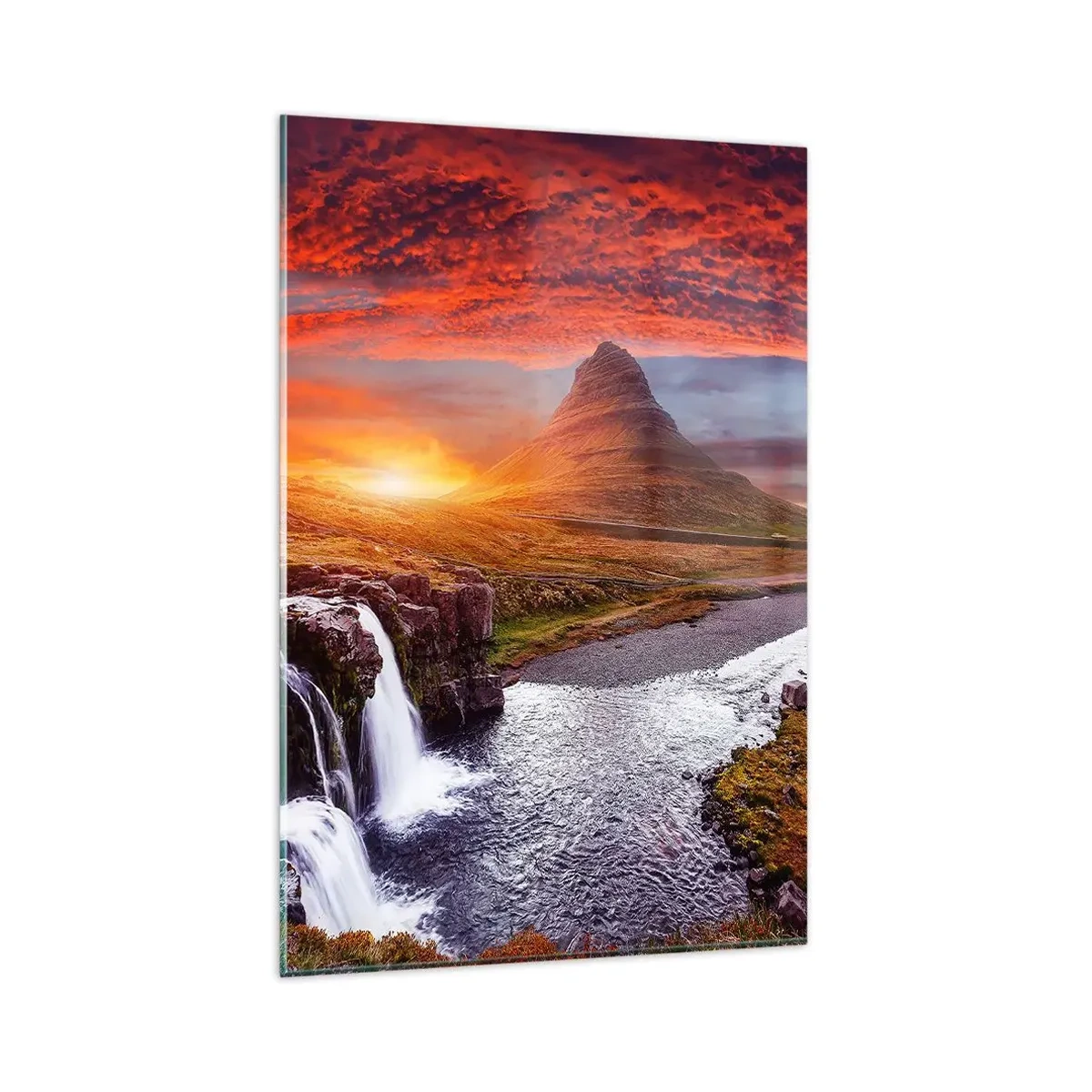 Obraz na skle - Pohled na Středozem - 80x120 cm