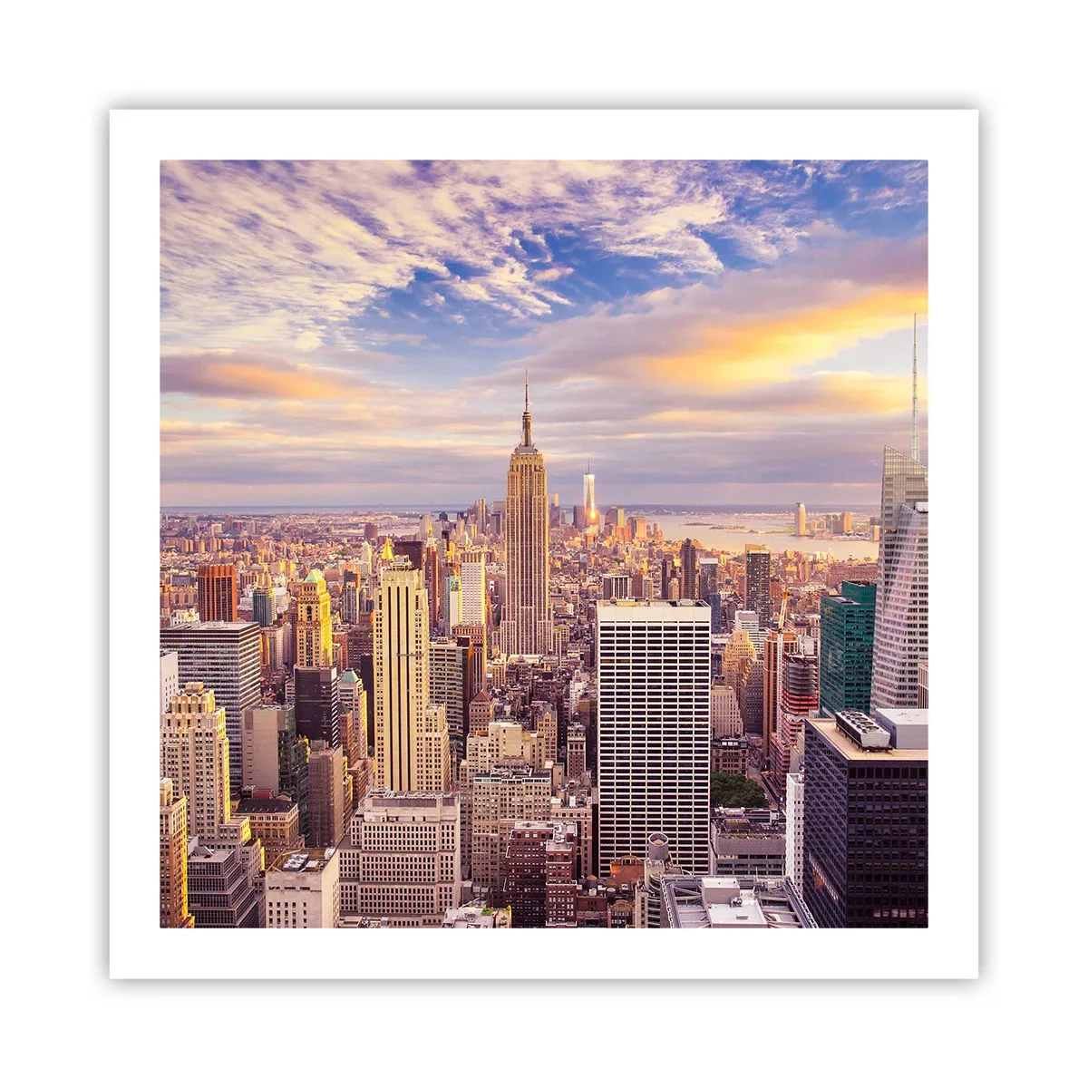 Plakát - Dosáhnout samotná oblaka - 60x60 cm