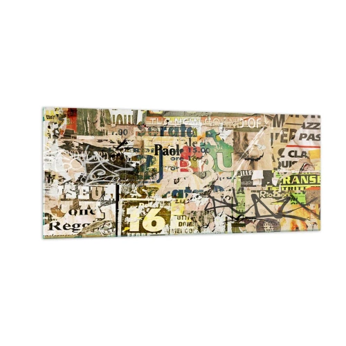 Obraz na skle - Och, děje se to… - 100x40 cm