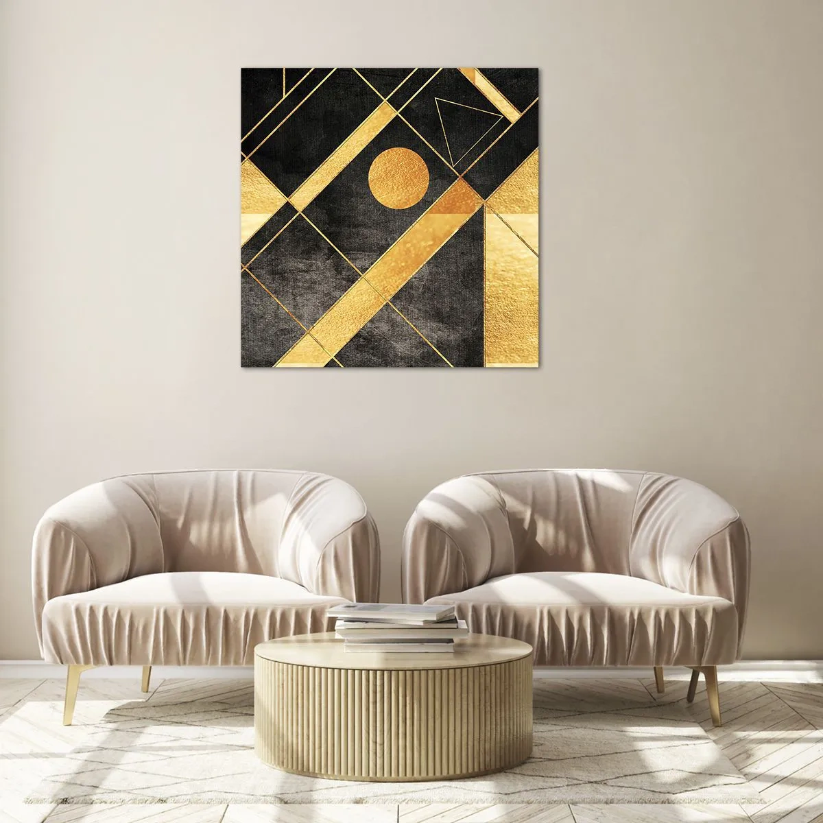 Obraz na skle - Slunce pouště - 60x60 cm
