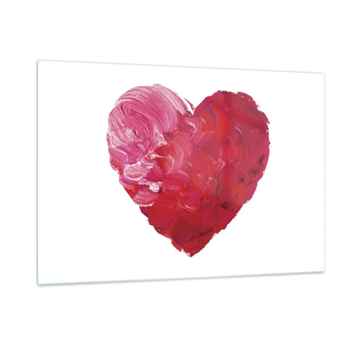 Obraz na skle - All you need is love - 120x80 cm