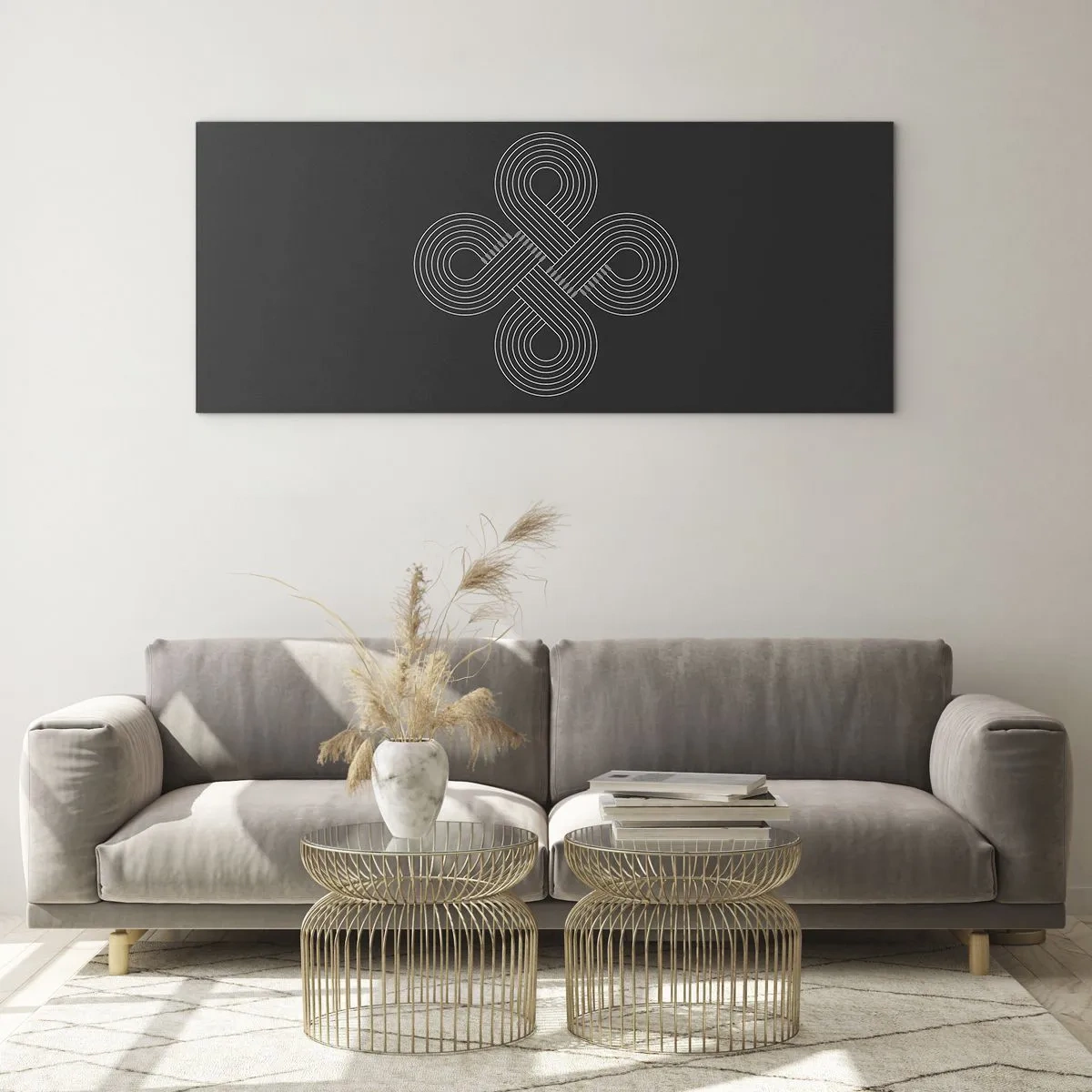 Obraz na skle - V keltském duchu - 160x50 cm