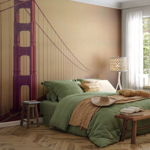 Fototapeta Premium Canvas - Mezi nebem a zemí - Krajina, Architektura, San Francisco - 250x175 cm