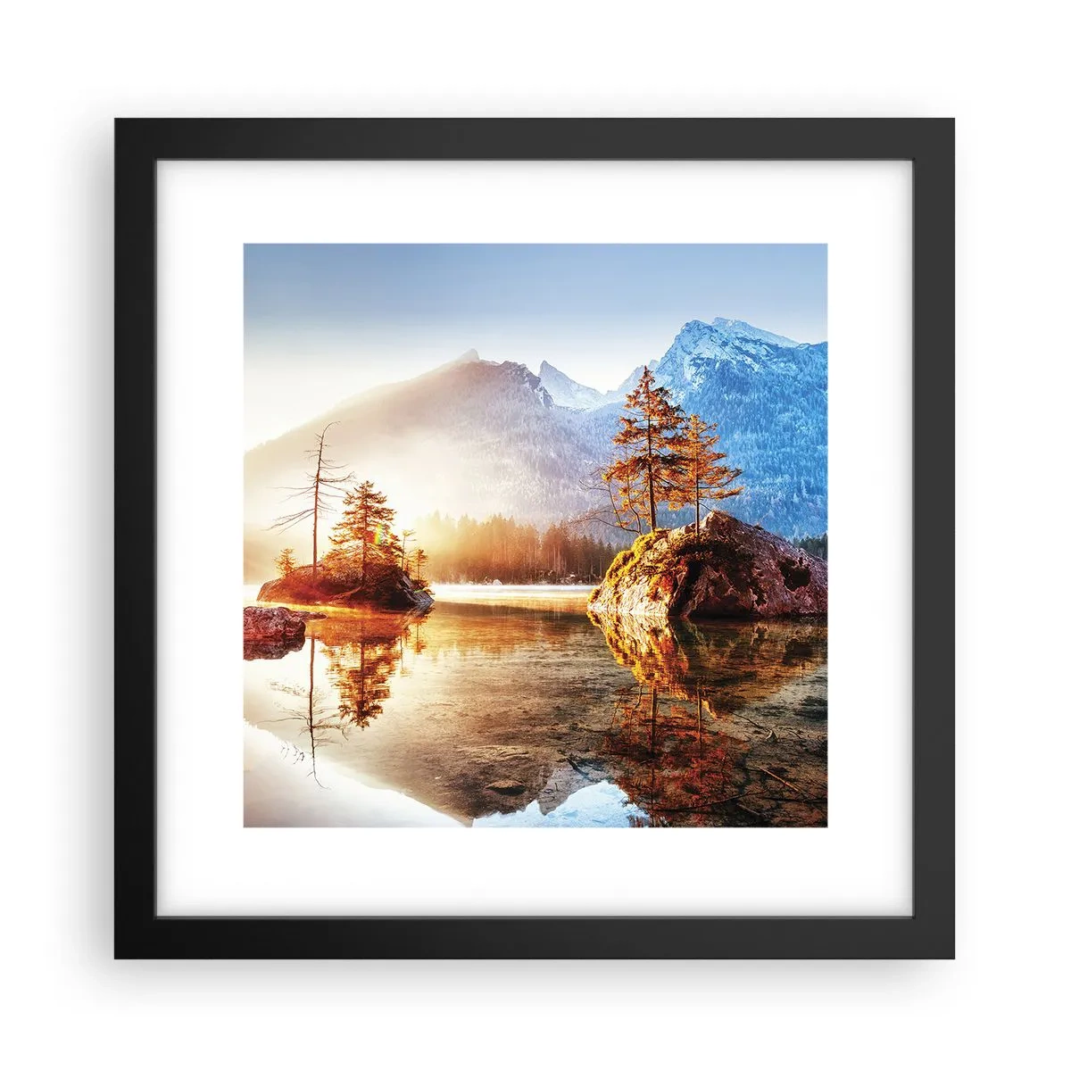 Plakát v černém rámu - Příroda v novém světle - 30x30 cm