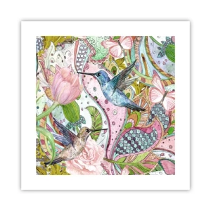 Plakát - Zamotané do lián - 40x40 cm