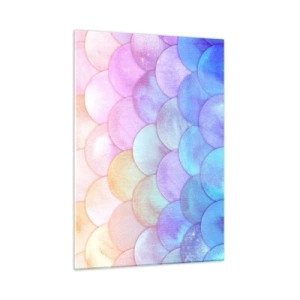 Obraz na skle - Perleťová šupina - 50x70 cm