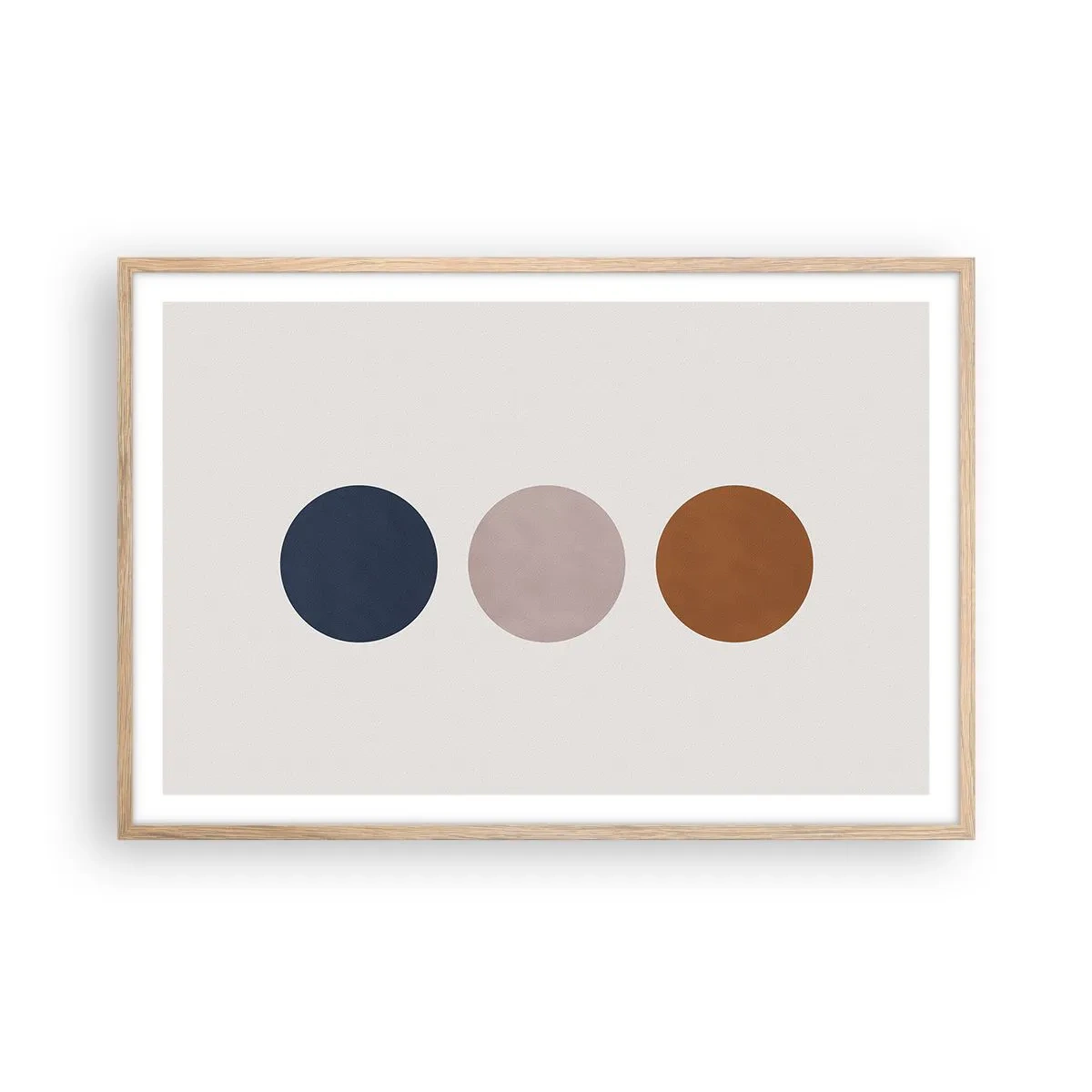 Plakát v rámu světlý dub - Symbol dokonalosti - 91x61 cm