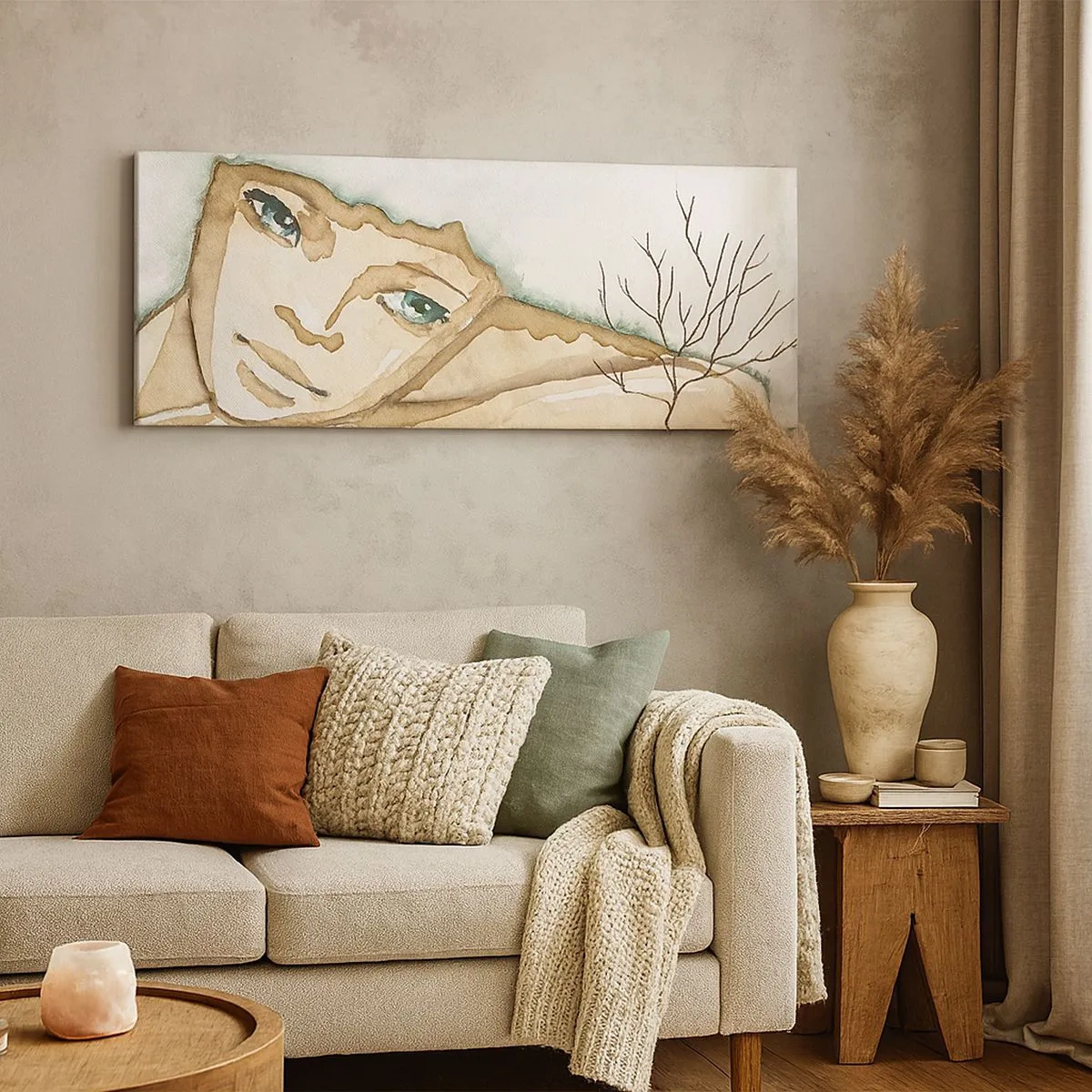 Obraz na plátně - Strom poezie vyrůstá z ticha - 100x40 cm