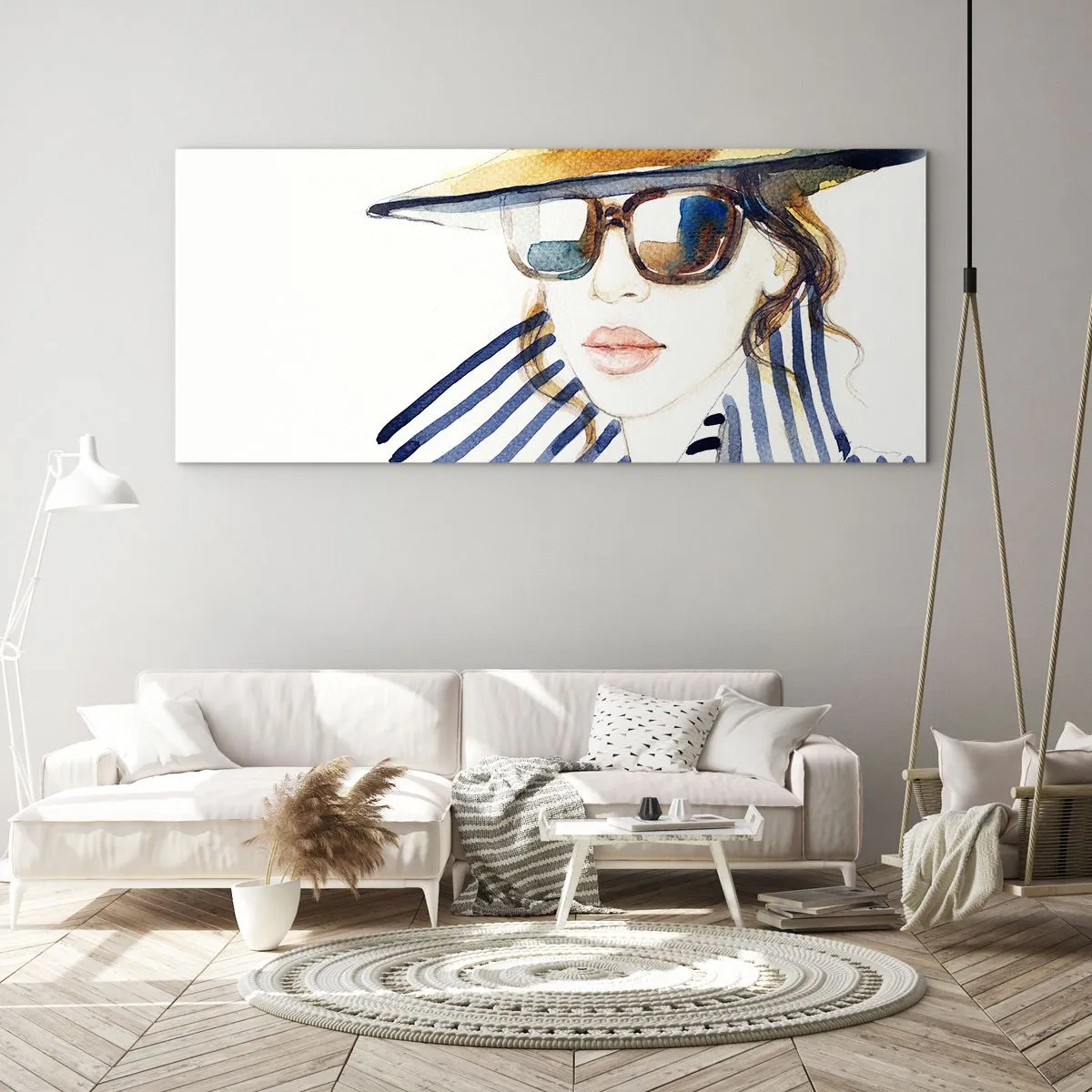Obraz na skle - Florida vítá! - 100x40 cm