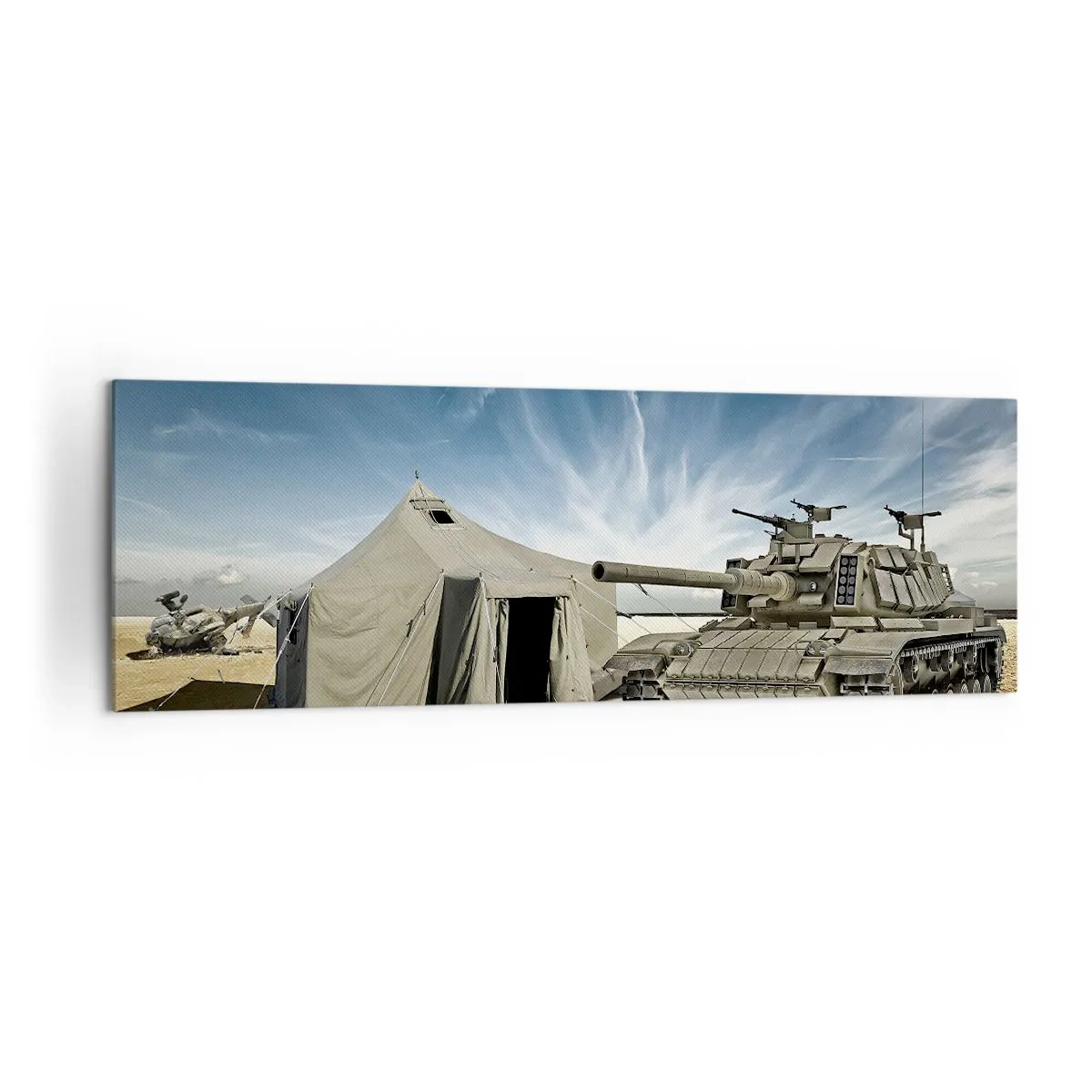 Obraz na plátně - Militantní sen - 160x50 cm