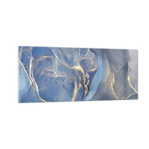 Obraz na skle - Zlatý prach - 100x40 cm