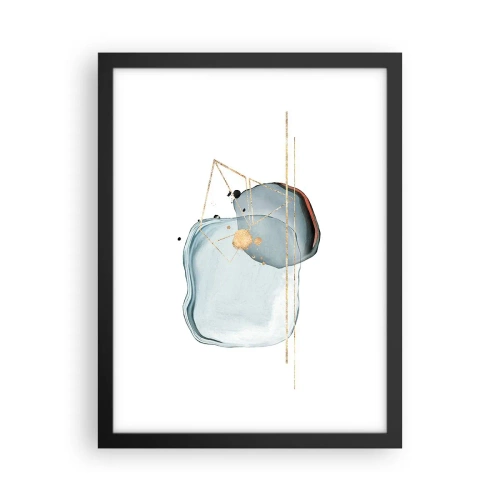 Plakát v černém rámu - Studie kapky - 30x40 cm