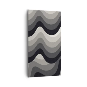 Obraz na plátně - Vlna za vlnou - 55x100 cm