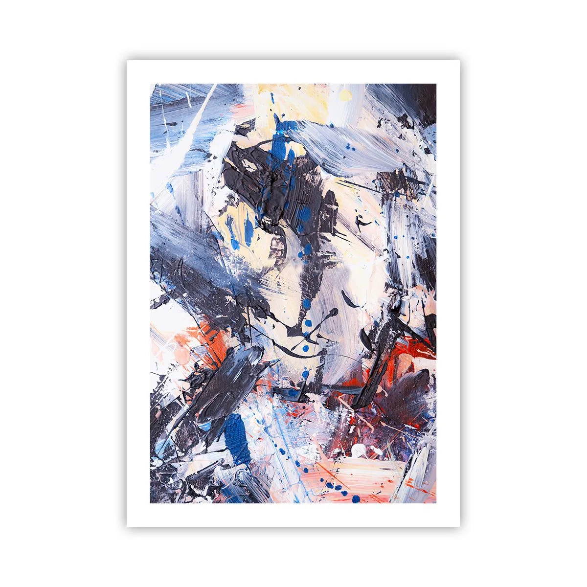 Plakát - Bláznivý tanec abstrakce - 50x70 cm