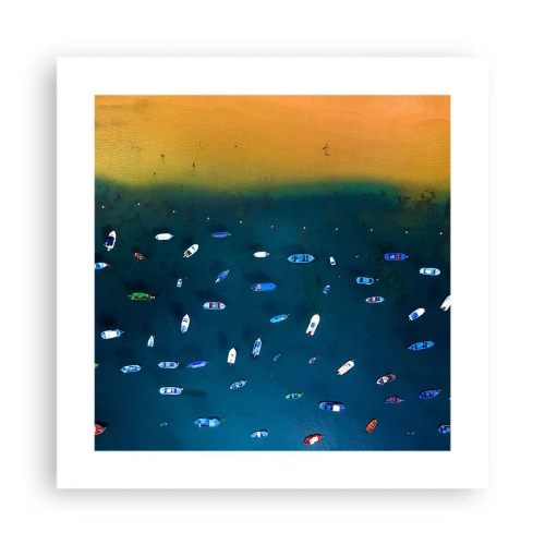 Plakát - Prázdninová hra - 40x40 cm