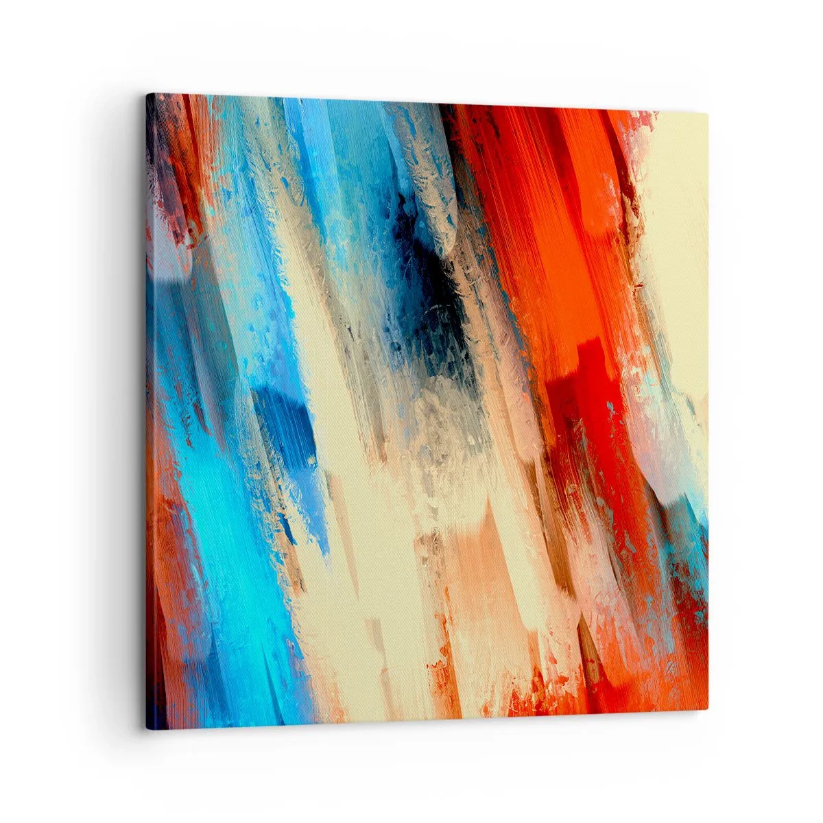 Obraz na plátně - Vodopád barev - 60x60 cm