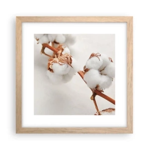 Plakát v rámu světlý dub - Jenom objímat - 30x30 cm