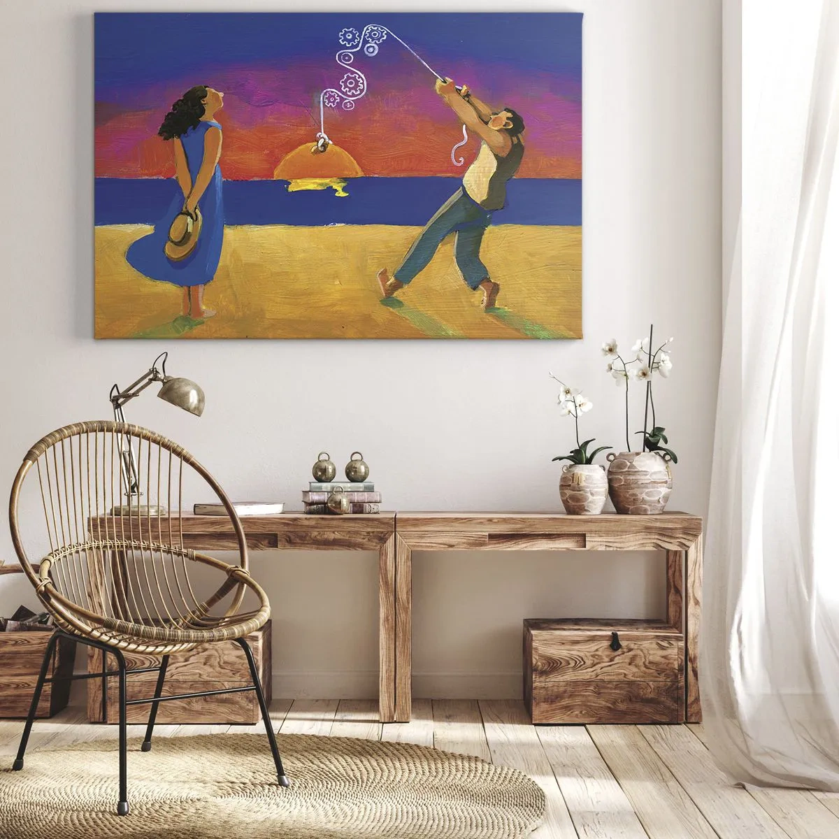 Obraz na plátně - Více než hvězda z nebe - 70x50 cm