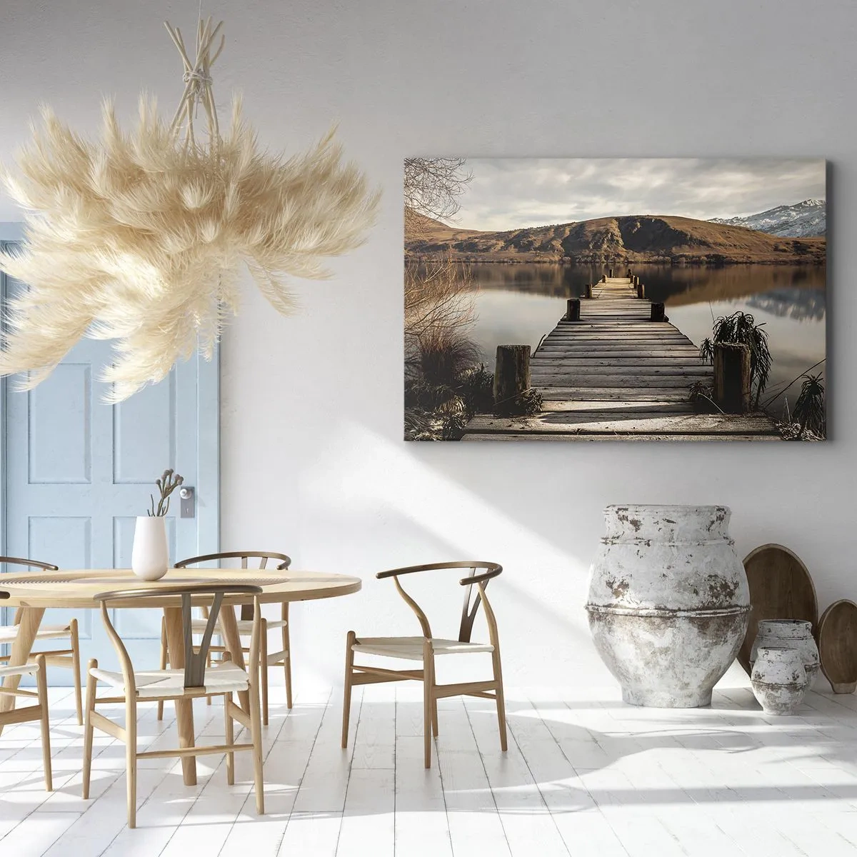 Obraz na plátně - Krajina v tichu - 100x70 cm