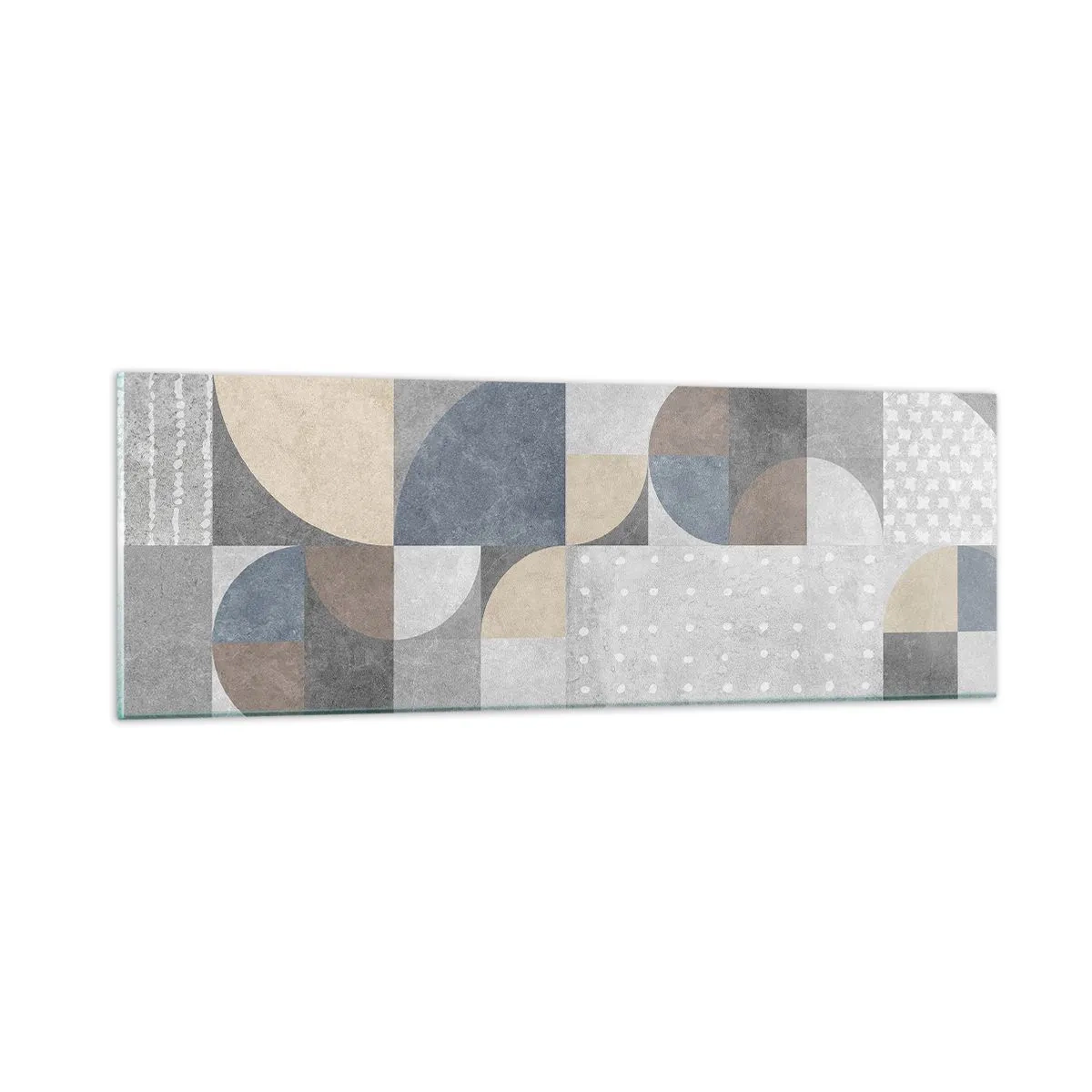 Obraz na skle - Keramická fantazie - 90x30 cm