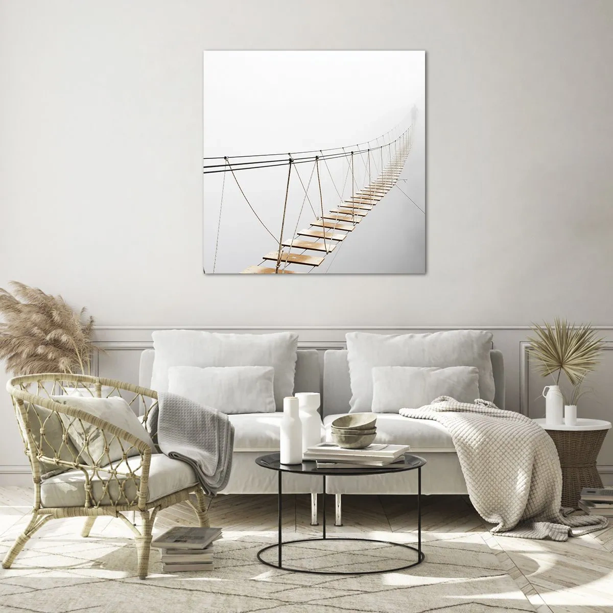 Obraz na skle - Kam vás zavede? - 60x60 cm