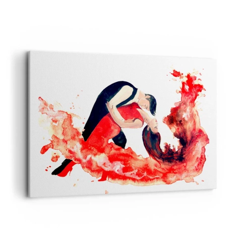 Obraz na plátně - Tango - smyslná vlna - 120x80 cm