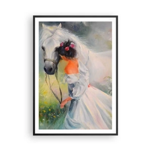 Plakát v černém rámu - Jako z krásného snu - 70x100 cm