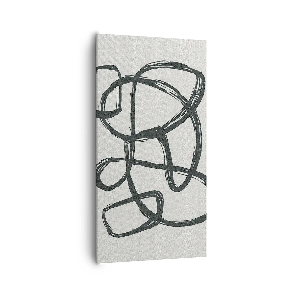 Obraz na plátně - Abstrakce ve smyčce - 65x120 cm