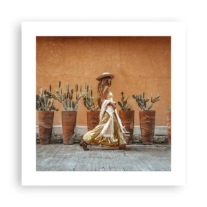 Plakát - V hippie stylu - 40x40 cm